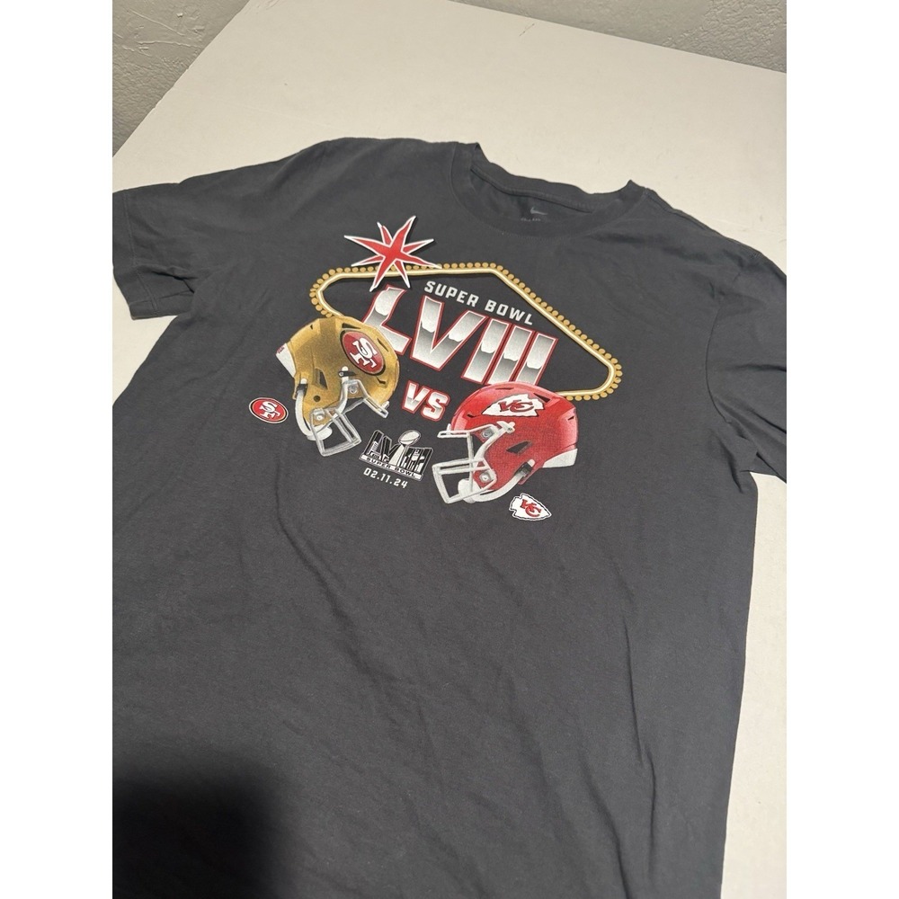 Nike Tee, NFL Superbowl‎ LVIII 2024, Large T-shirt